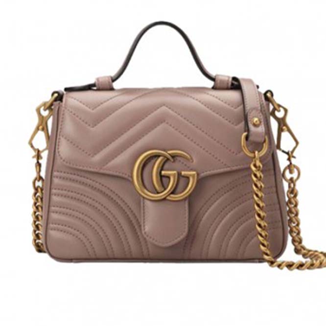 GUCCI MARMONT MINI TOP HANDLE BAG  547260  (21*15.5*8cm)